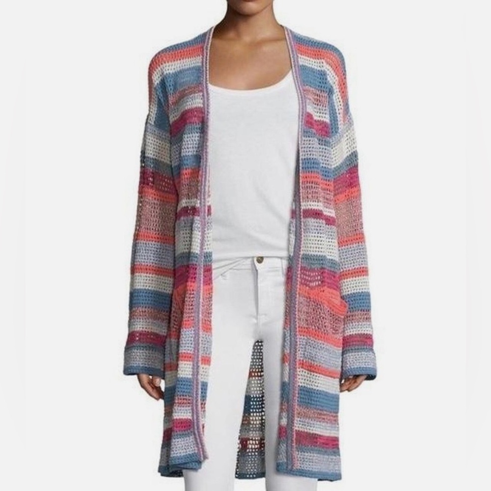 Zadig & Voltaire Celia Ho Open-front Cardigan, Metallic Thread Size Large